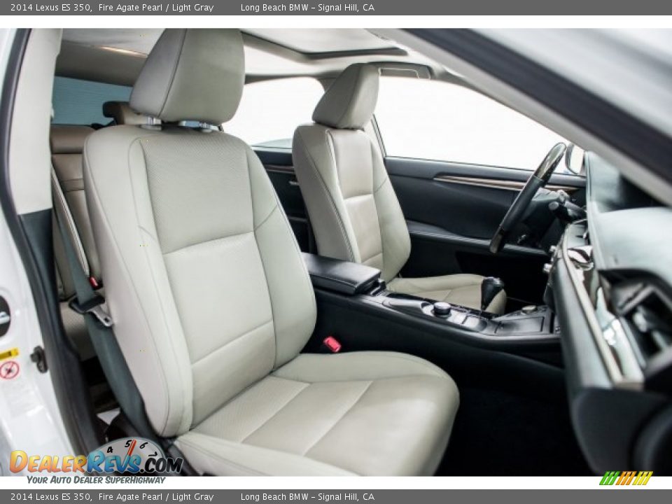 2014 Lexus ES 350 Fire Agate Pearl / Light Gray Photo #7