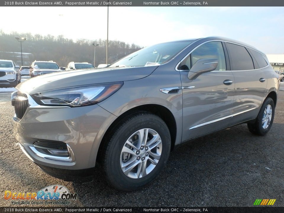 2018 Buick Enclave Essence AWD Pepperdust Metallic / Dark Galvanized Photo #1