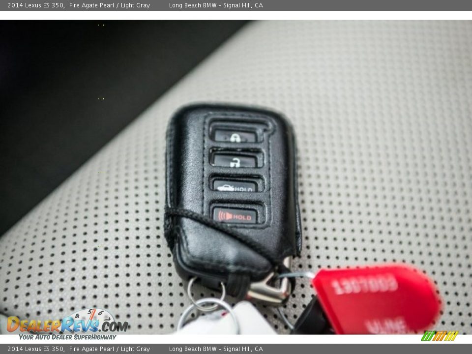 2014 Lexus ES 350 Fire Agate Pearl / Light Gray Photo #11