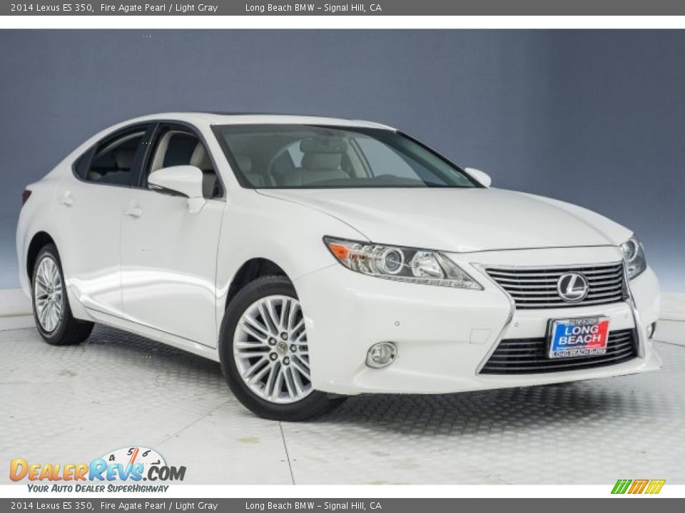 2014 Lexus ES 350 Fire Agate Pearl / Light Gray Photo #12