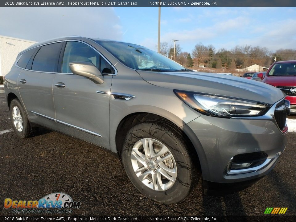 2018 Buick Enclave Essence AWD Pepperdust Metallic / Dark Galvanized Photo #3