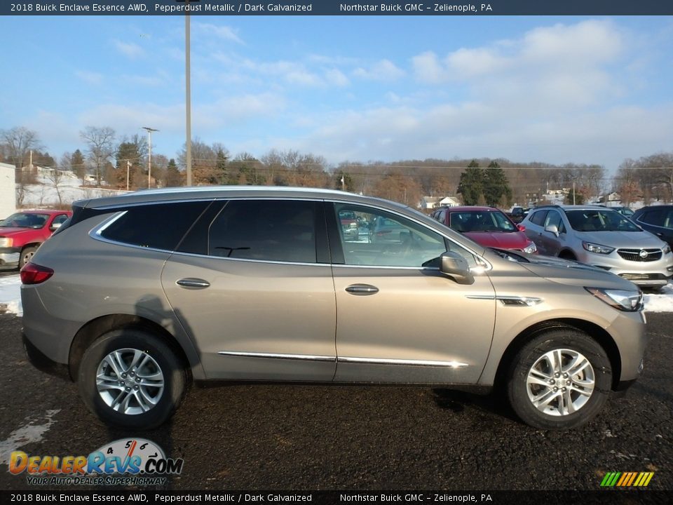 2018 Buick Enclave Essence AWD Pepperdust Metallic / Dark Galvanized Photo #4