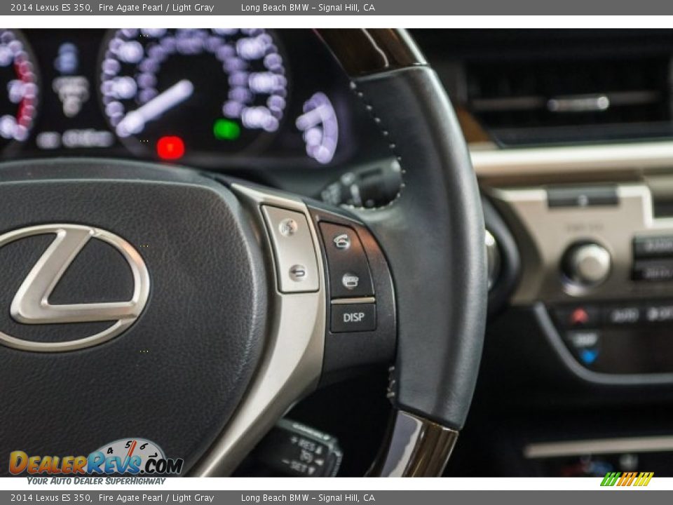2014 Lexus ES 350 Fire Agate Pearl / Light Gray Photo #14