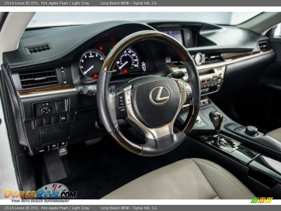 2014 Lexus ES 350 Fire Agate Pearl / Light Gray Photo #15