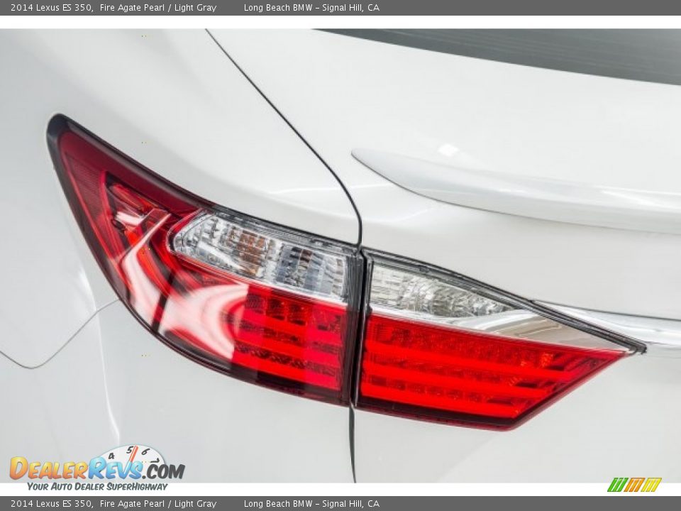 2014 Lexus ES 350 Fire Agate Pearl / Light Gray Photo #19