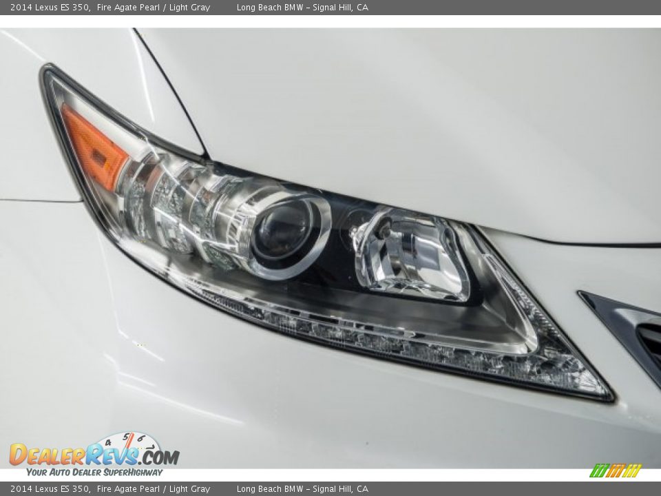 2014 Lexus ES 350 Fire Agate Pearl / Light Gray Photo #24