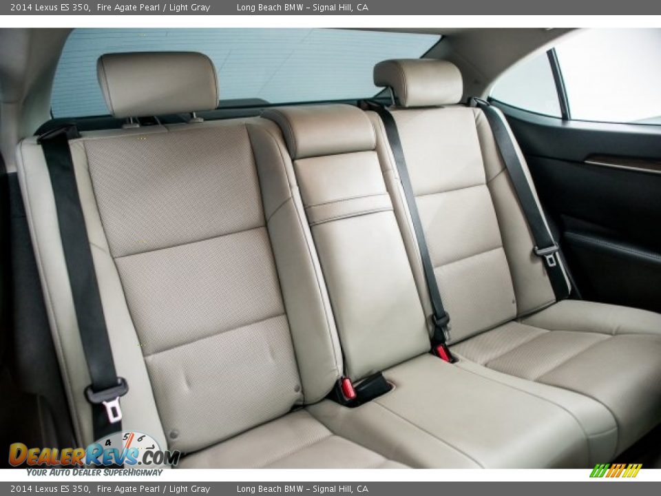 2014 Lexus ES 350 Fire Agate Pearl / Light Gray Photo #25