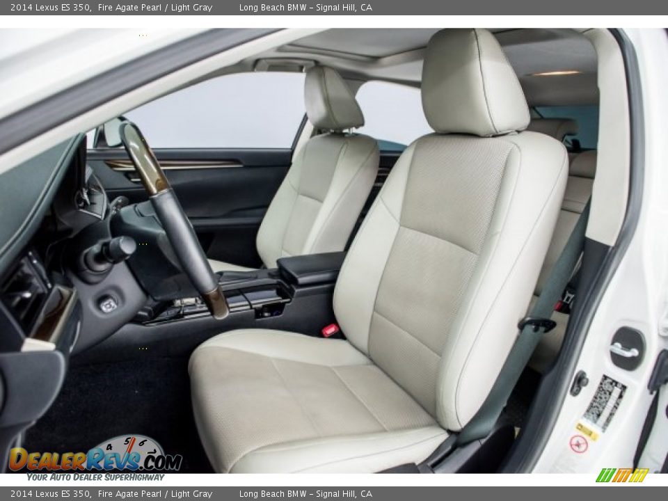 2014 Lexus ES 350 Fire Agate Pearl / Light Gray Photo #26