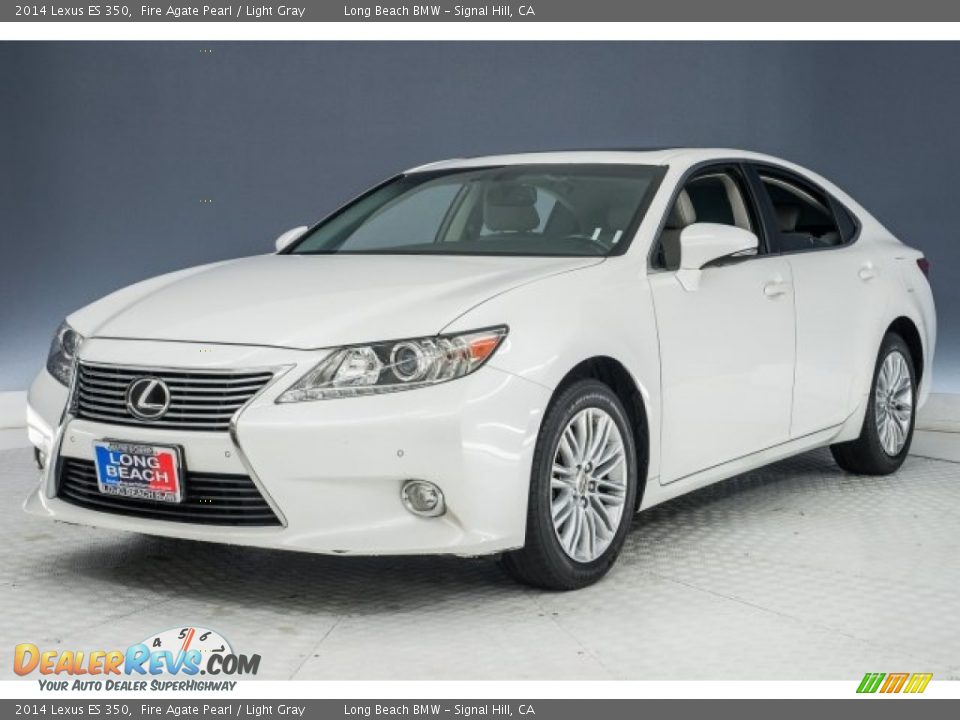 2014 Lexus ES 350 Fire Agate Pearl / Light Gray Photo #29
