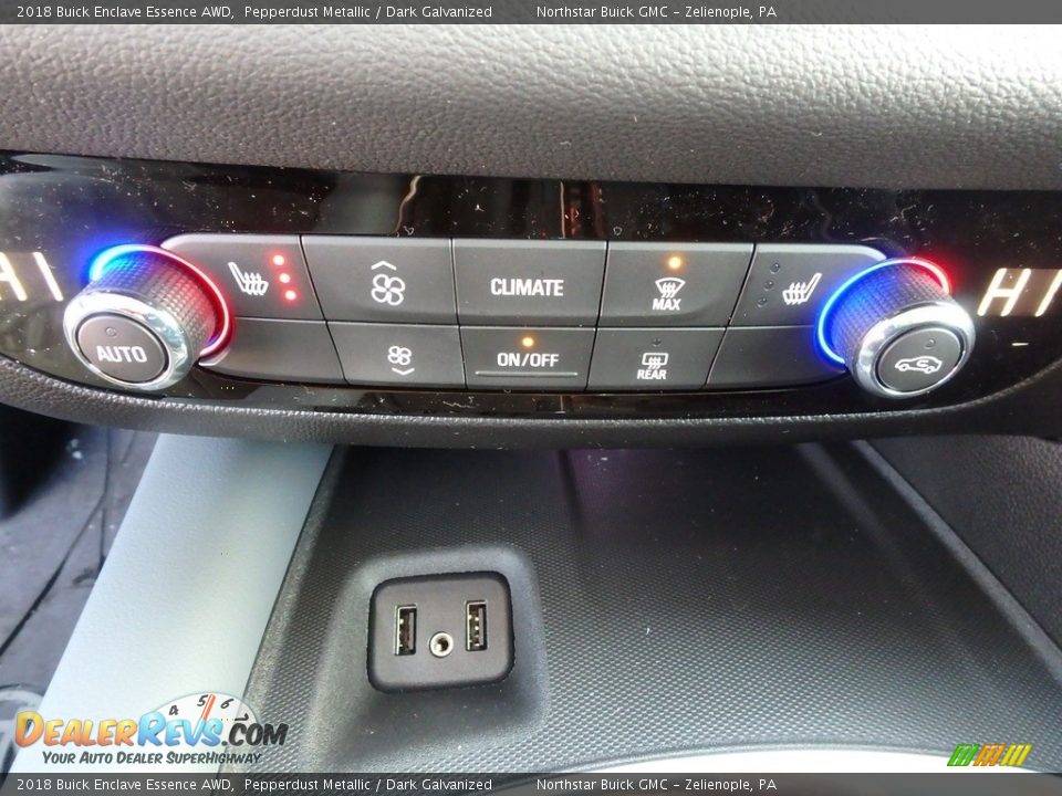 2018 Buick Enclave Essence AWD Pepperdust Metallic / Dark Galvanized Photo #19