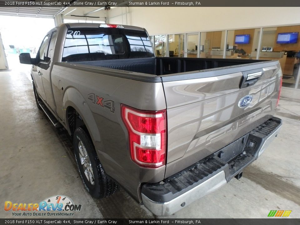 2018 Ford F150 XLT SuperCab 4x4 Stone Gray / Earth Gray Photo #3
