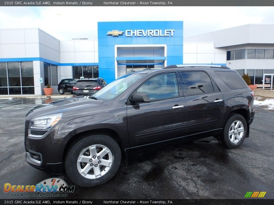 2015 GMC Acadia SLE AWD Iridium Metallic / Ebony Photo #1