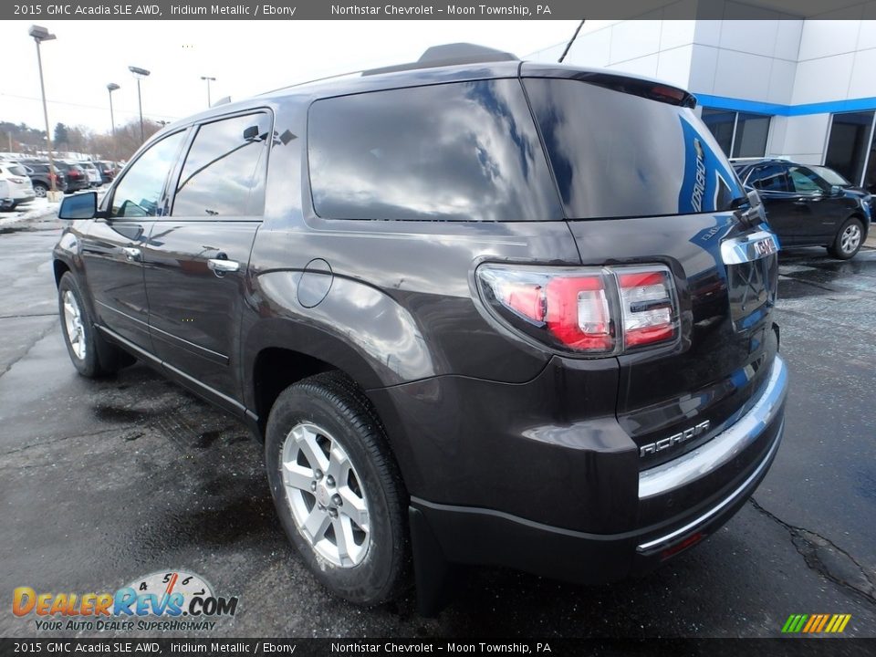 2015 GMC Acadia SLE AWD Iridium Metallic / Ebony Photo #4