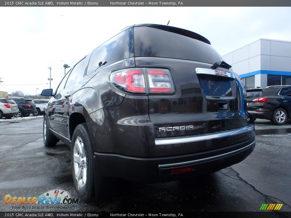 2015 GMC Acadia SLE AWD Iridium Metallic / Ebony Photo #5