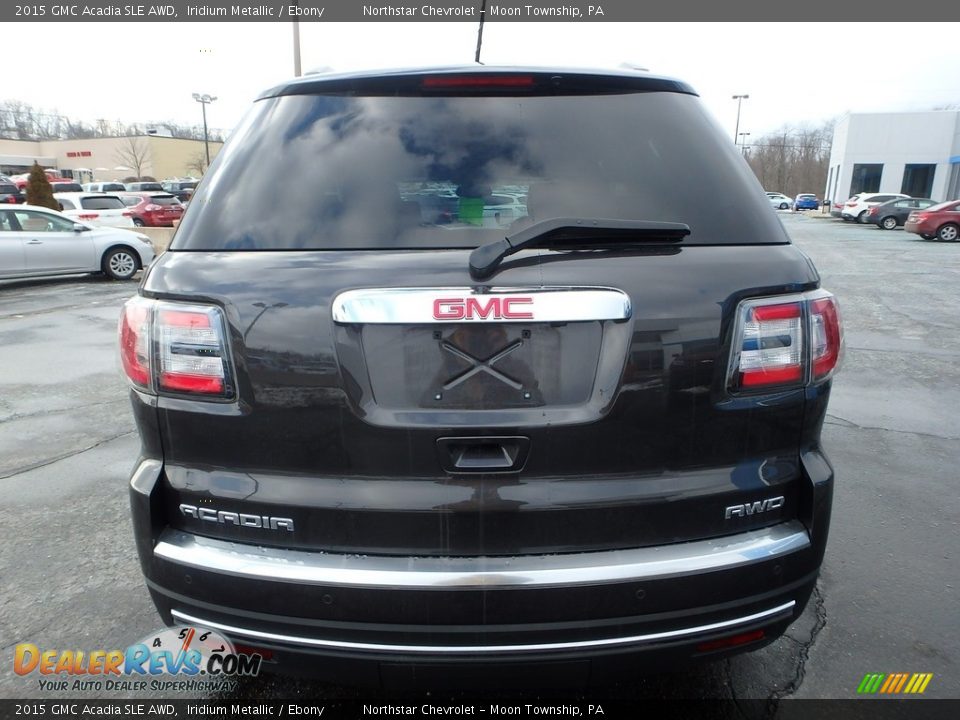 2015 GMC Acadia SLE AWD Iridium Metallic / Ebony Photo #6