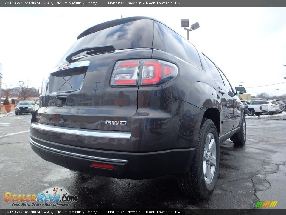 2015 GMC Acadia SLE AWD Iridium Metallic / Ebony Photo #8