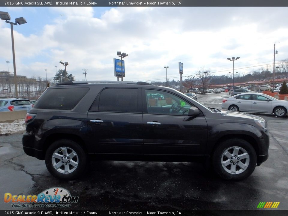 2015 GMC Acadia SLE AWD Iridium Metallic / Ebony Photo #9