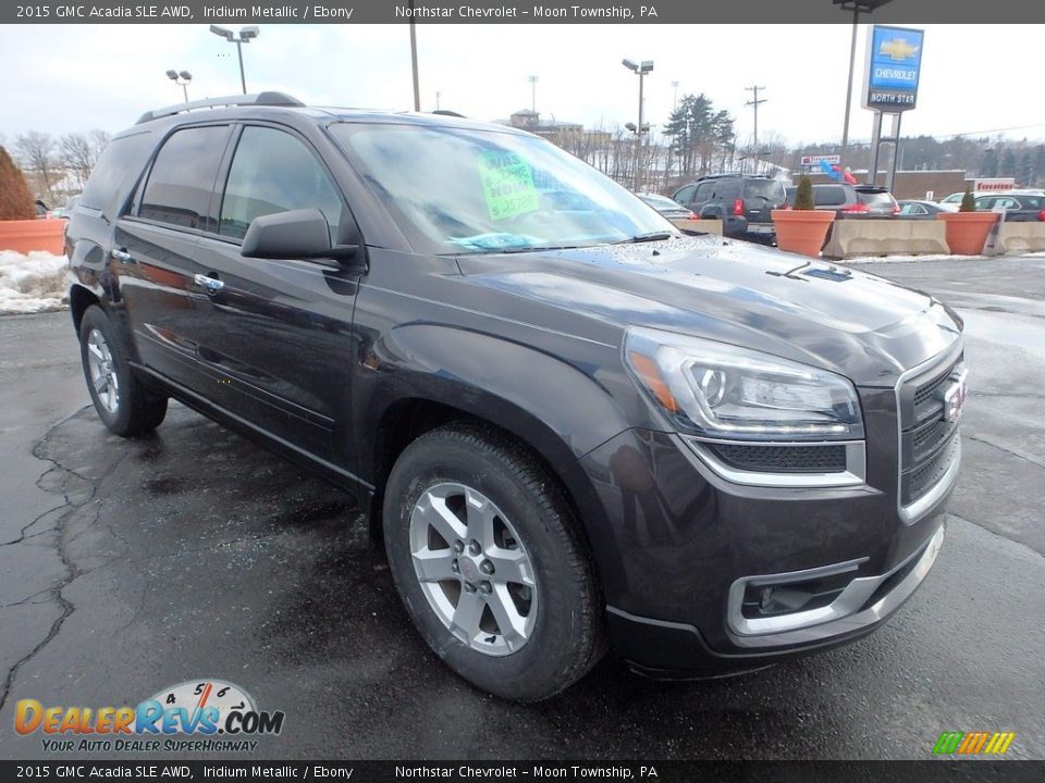 2015 GMC Acadia SLE AWD Iridium Metallic / Ebony Photo #10