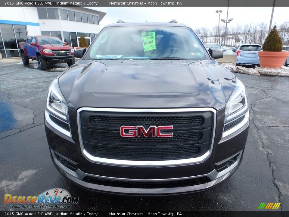 2015 GMC Acadia SLE AWD Iridium Metallic / Ebony Photo #12