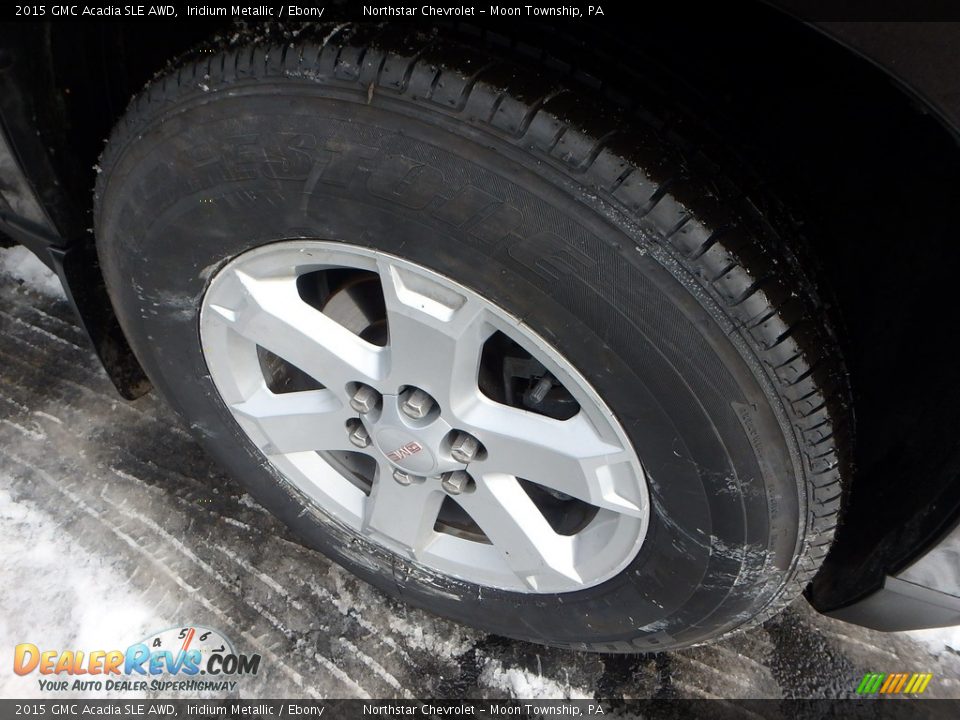 2015 GMC Acadia SLE AWD Iridium Metallic / Ebony Photo #13