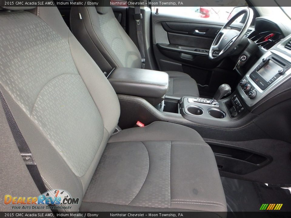 2015 GMC Acadia SLE AWD Iridium Metallic / Ebony Photo #14