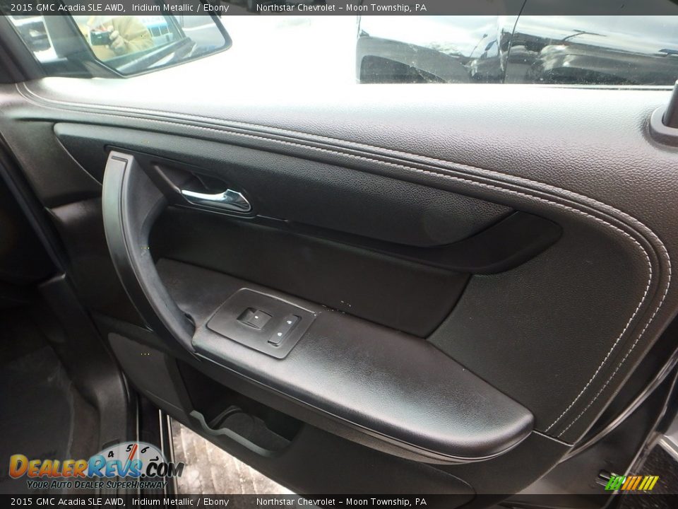 2015 GMC Acadia SLE AWD Iridium Metallic / Ebony Photo #17