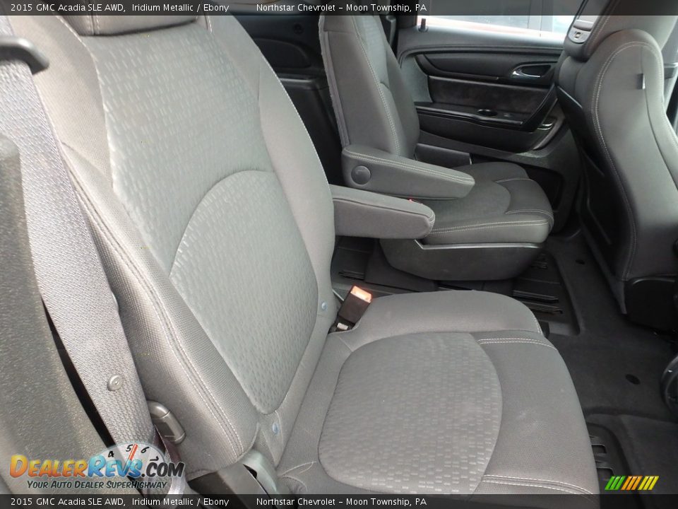 2015 GMC Acadia SLE AWD Iridium Metallic / Ebony Photo #18