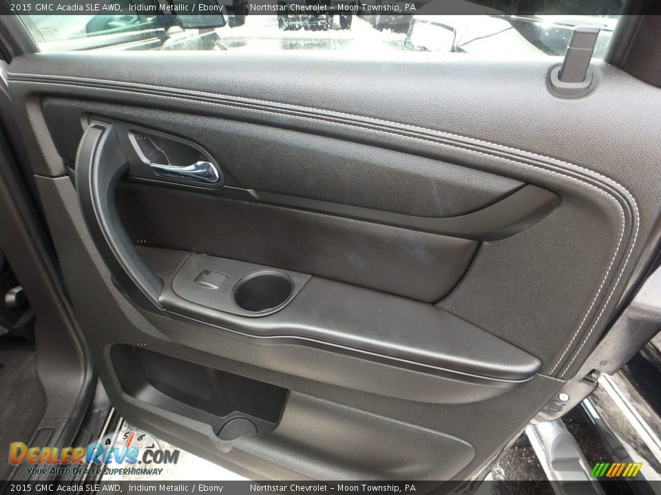 2015 GMC Acadia SLE AWD Iridium Metallic / Ebony Photo #20