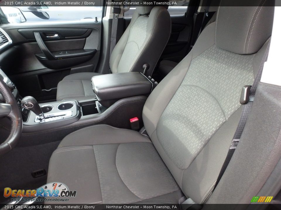 2015 GMC Acadia SLE AWD Iridium Metallic / Ebony Photo #21