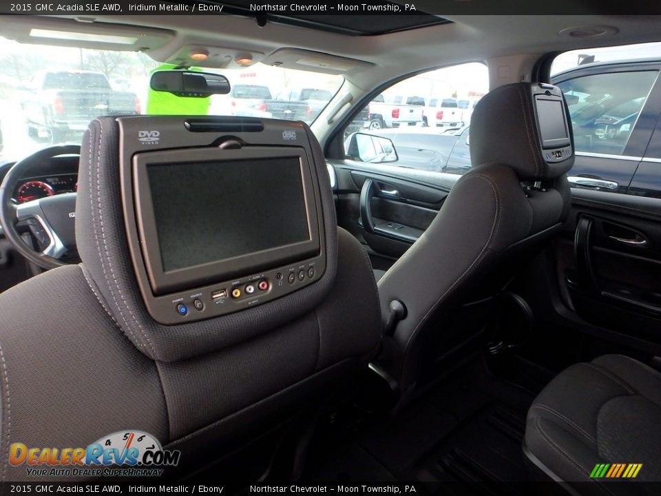2015 GMC Acadia SLE AWD Iridium Metallic / Ebony Photo #23