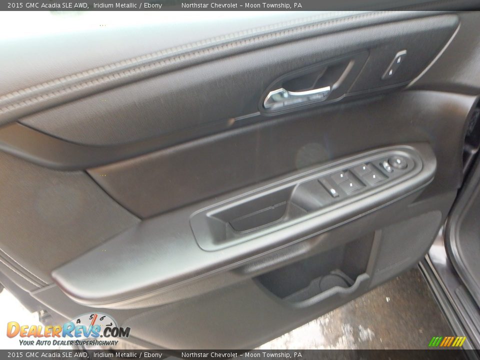 2015 GMC Acadia SLE AWD Iridium Metallic / Ebony Photo #25