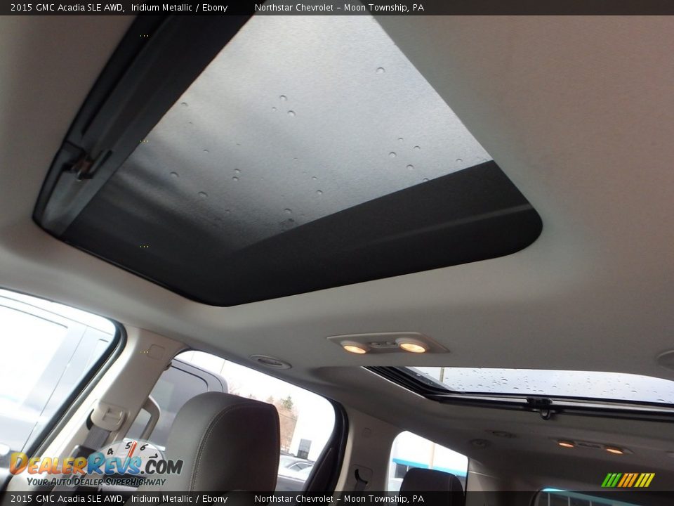 2015 GMC Acadia SLE AWD Iridium Metallic / Ebony Photo #26