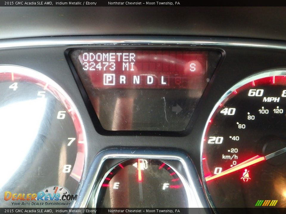 2015 GMC Acadia SLE AWD Iridium Metallic / Ebony Photo #29