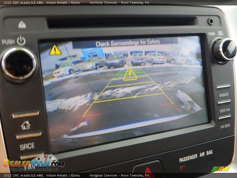 2015 GMC Acadia SLE AWD Iridium Metallic / Ebony Photo #30