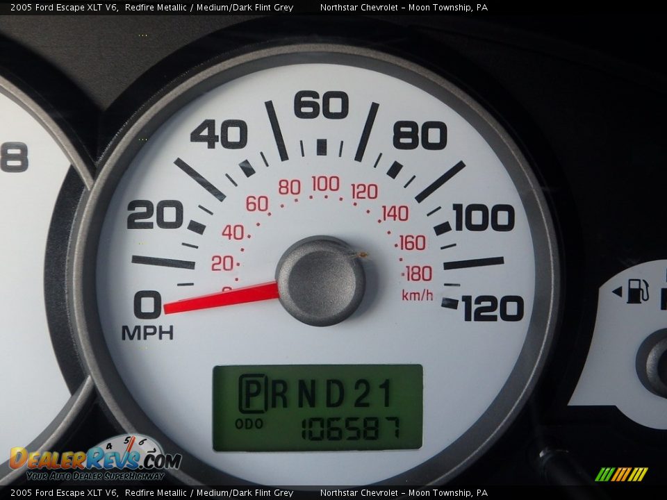 2005 Ford Escape XLT V6 Redfire Metallic / Medium/Dark Flint Grey Photo #15