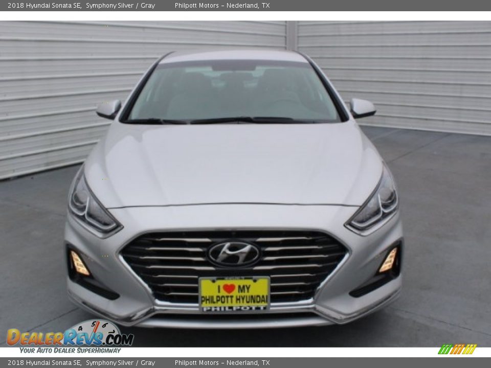 2018 Hyundai Sonata SE Symphony Silver / Gray Photo #2