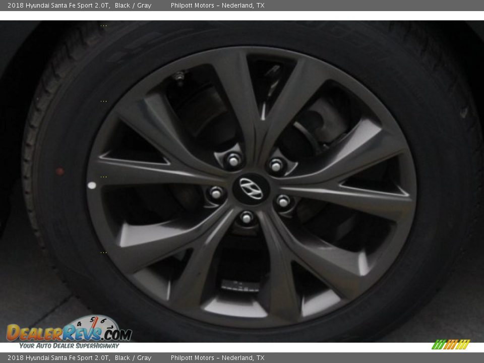 2018 Hyundai Santa Fe Sport 2.0T Black / Gray Photo #6