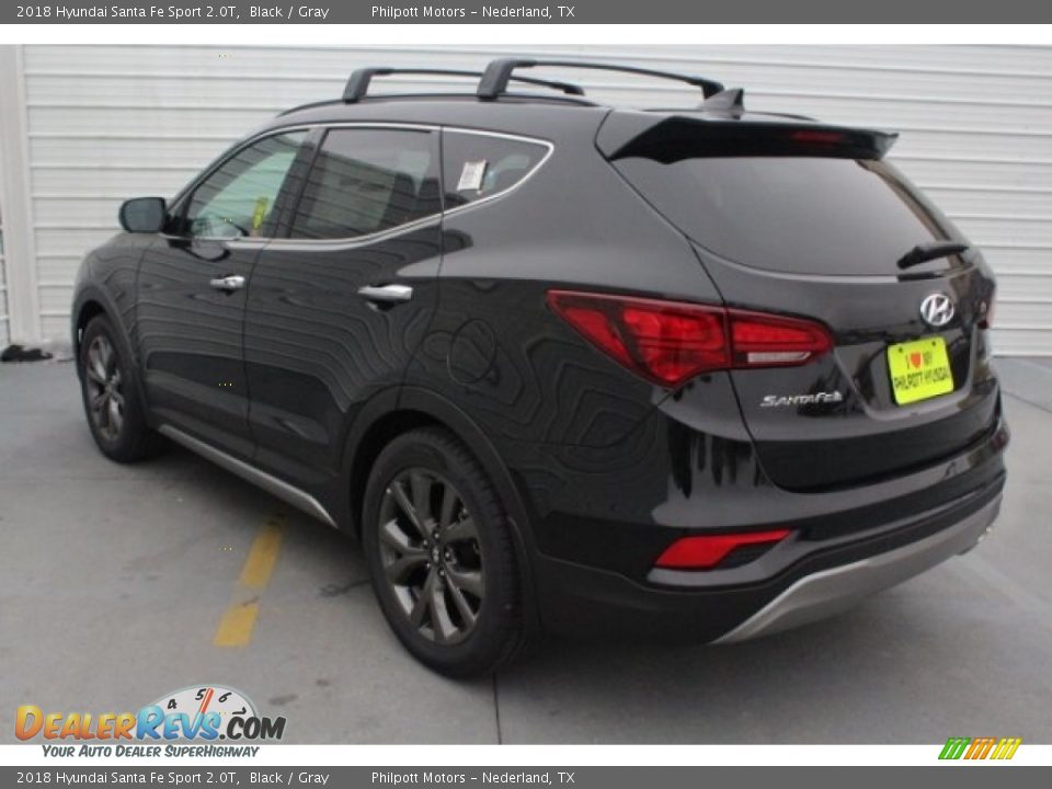 2018 Hyundai Santa Fe Sport 2.0T Black / Gray Photo #7