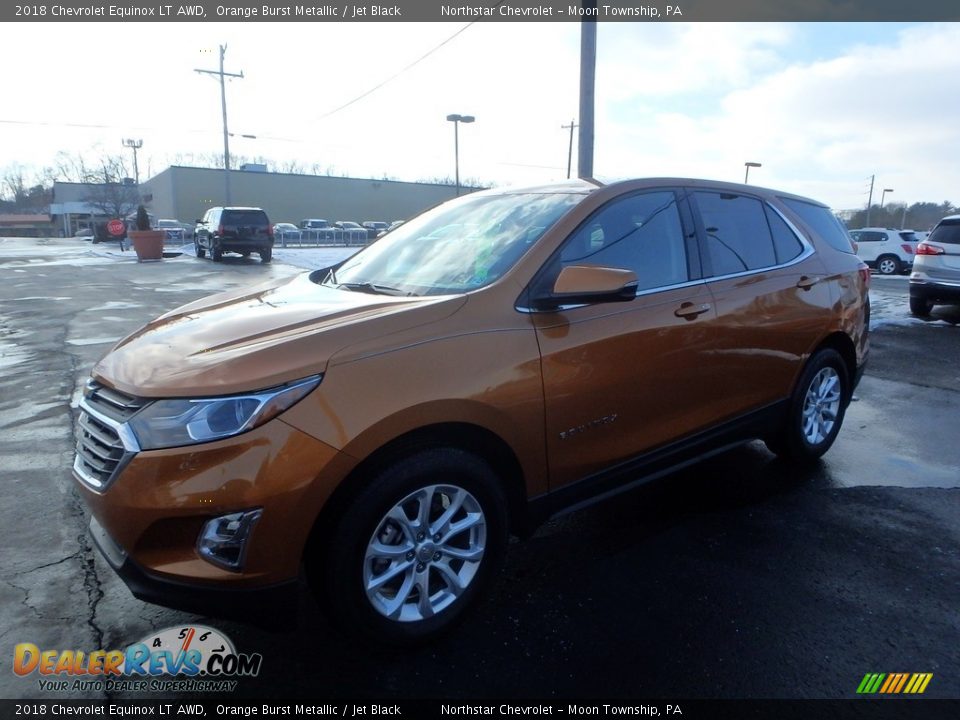 2018 Chevrolet Equinox LT AWD Orange Burst Metallic / Jet Black Photo #1