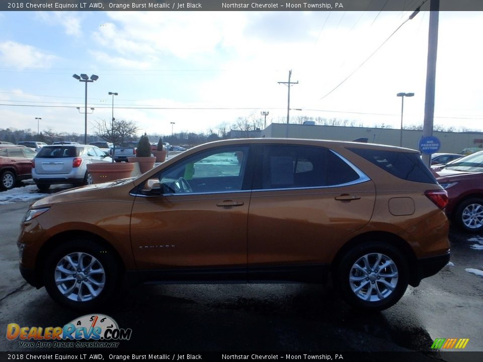 2018 Chevrolet Equinox LT AWD Orange Burst Metallic / Jet Black Photo #2