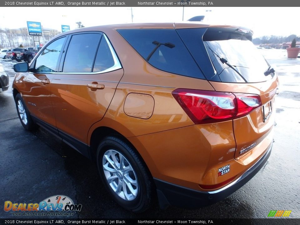2018 Chevrolet Equinox LT AWD Orange Burst Metallic / Jet Black Photo #3