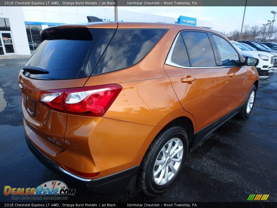 2018 Chevrolet Equinox LT AWD Orange Burst Metallic / Jet Black Photo #5
