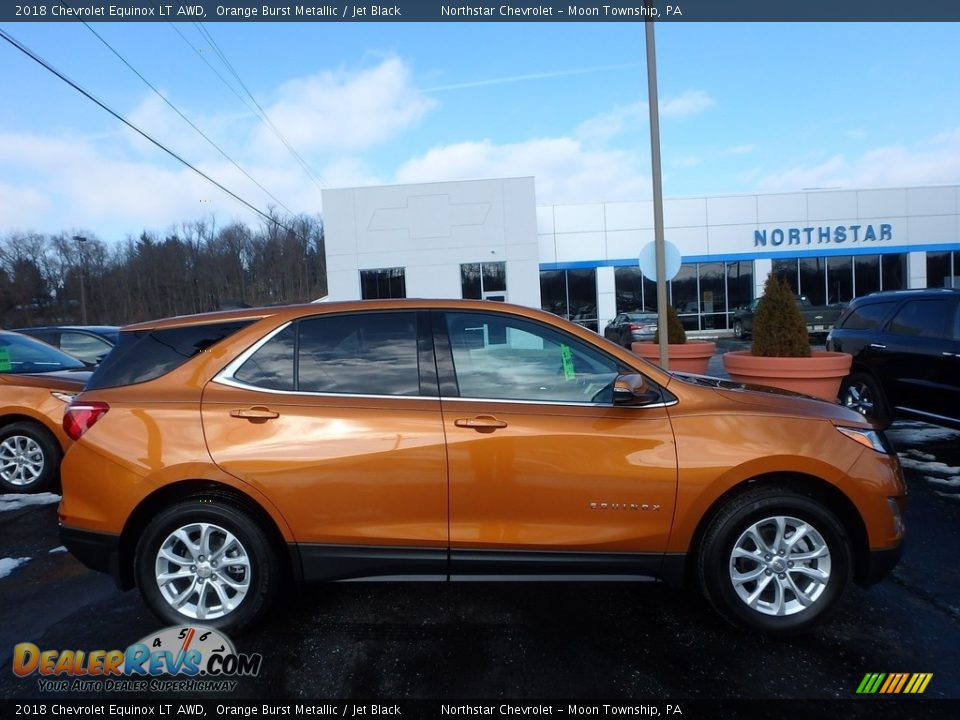 2018 Chevrolet Equinox LT AWD Orange Burst Metallic / Jet Black Photo #6