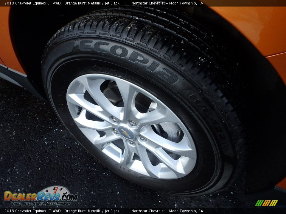 2018 Chevrolet Equinox LT AWD Orange Burst Metallic / Jet Black Photo #9