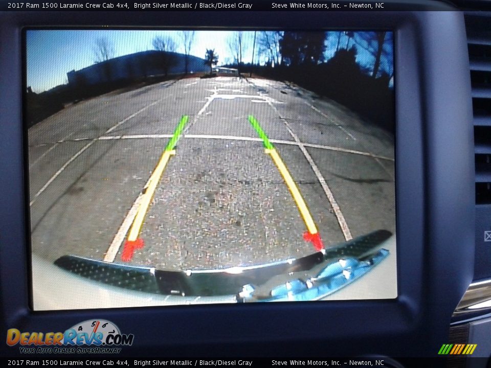 2017 Ram 1500 Laramie Crew Cab 4x4 Bright Silver Metallic / Black/Diesel Gray Photo #21