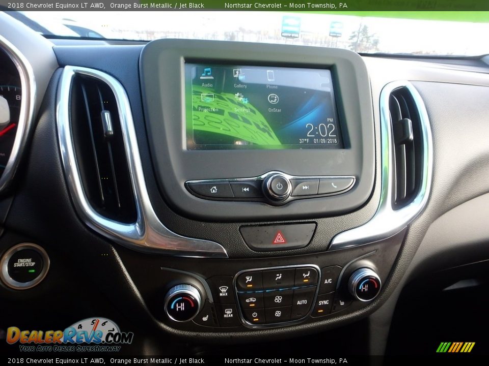 2018 Chevrolet Equinox LT AWD Orange Burst Metallic / Jet Black Photo #17
