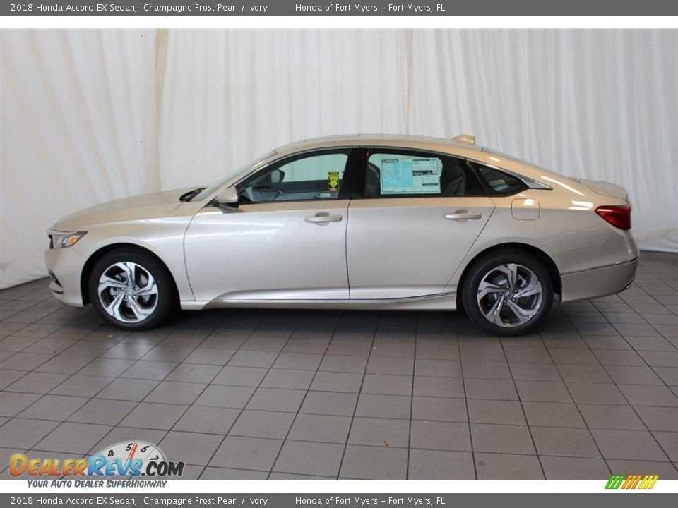 2018 Honda Accord EX Sedan Champagne Frost Pearl / Ivory Photo #5