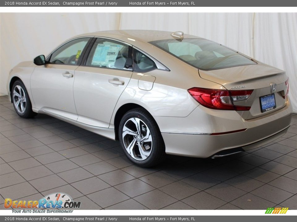 2018 Honda Accord EX Sedan Champagne Frost Pearl / Ivory Photo #6
