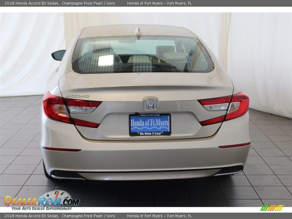 2018 Honda Accord EX Sedan Champagne Frost Pearl / Ivory Photo #7