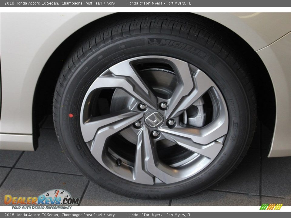 2018 Honda Accord EX Sedan Champagne Frost Pearl / Ivory Photo #8